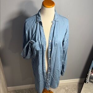 Thread & Supply Blue Denim Skirt